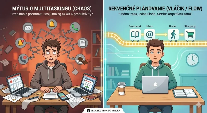 Multitasking je mýtus. Skúste radšej