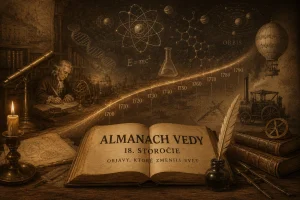 Interaktívna časová os vedeckých objavov prepojená do vedomostnej siete Almanach vedy na veda.sk