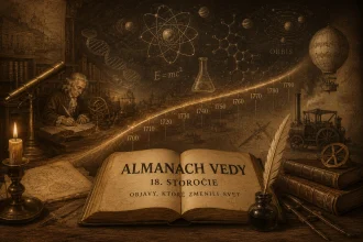 Interaktívna časová os vedeckých objavov prepojená do vedomostnej siete Almanach vedy na veda.sk